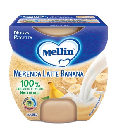 MELLIN Mer.Latte/Banana 2x100g