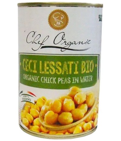 CHEF ORGANIC Ceci Lessati 400g