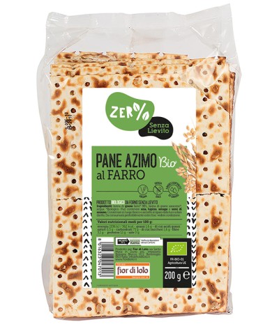 ZERO% G PANE AZZIMO FARRO 200G