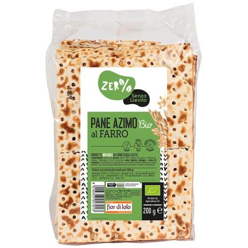 ZERO% G PANE AZZIMO FARRO 200G