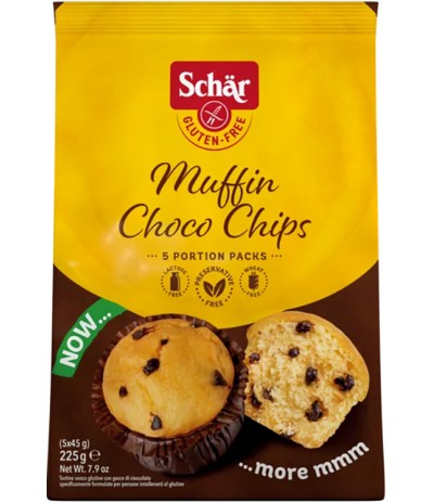 SCHAR Muffin Choco Chips 225g