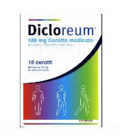 DICLOREUM ANTINFIAMMATORIO LOCALE*10 cerotti 180 mg