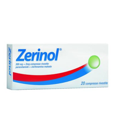 ZERINOL*20 cpr riv 300 mg + 2 mg