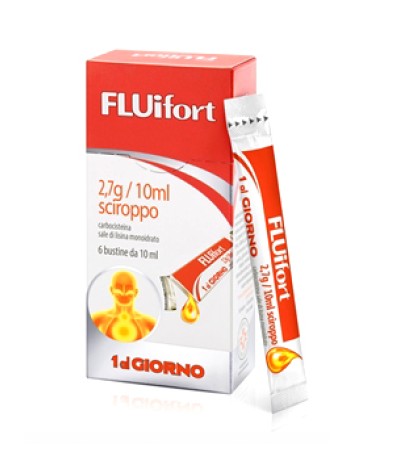 FLUIFORT*6 bust sciroppo 10 ml 2,7 g/10 ml