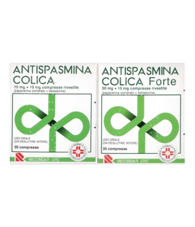 ANTISPASMINA COLICA*FORTE 30 cpr riv 10 mg + 50 mg