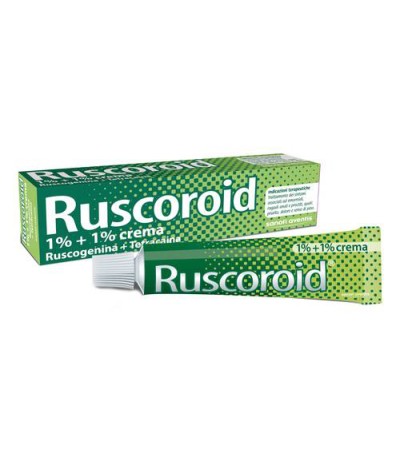 RUSCOROID*crema rett 40 g 1% + 1%