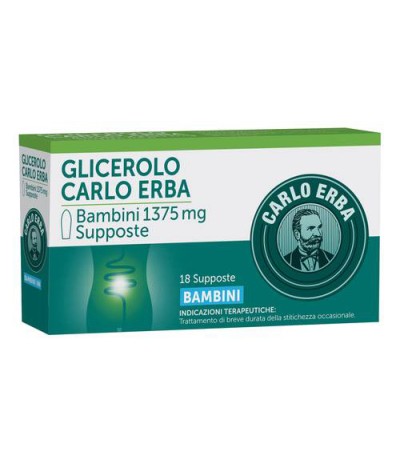 GLICEROLO (CARLO ERBA)*BB 18 supp 1.375 mg