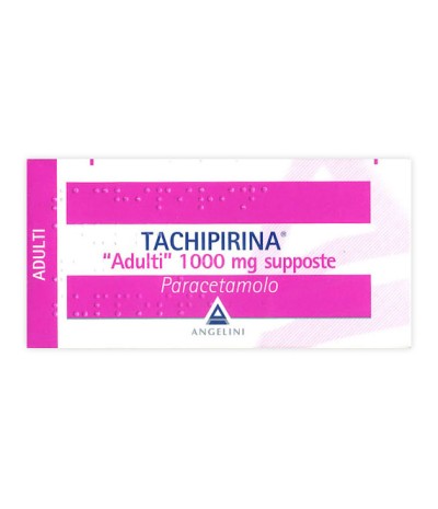 TACHIPIRINA*AD 10 supp 1.000 mg