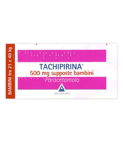 TACHIPIRINA*BB 10 supp 500 mg