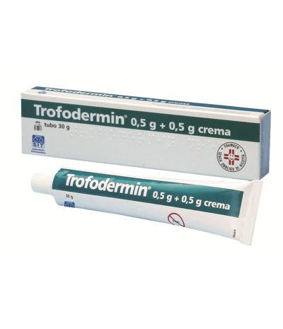 TROFODERMIN*crema derm 30 g 0,5 g + 0,5 g