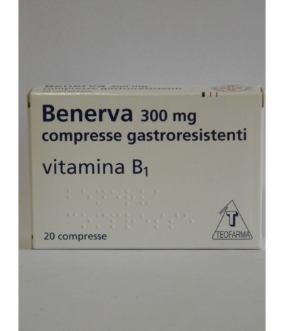 BENERVA*20 cpr gastrores 300 mg