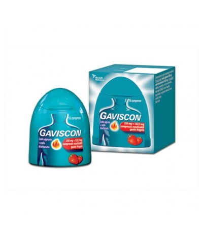 GAVISCON*16 cpr mast 250 mg + 133,5 mg fragola