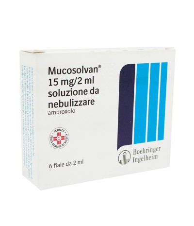 MUCOSOLVAN*soluz nebul 6 fiale 15 mg 2 ml