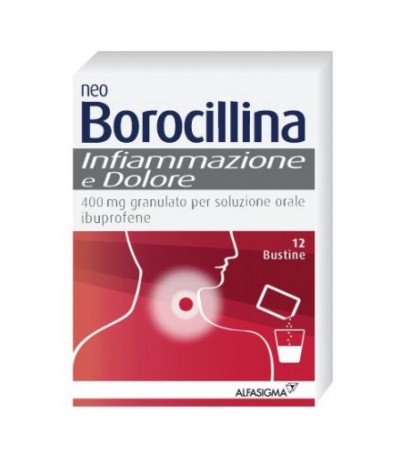 NEOBOROCILLINA INFIAMMAZIONE E DOLORE*orale grat 12 bust 400mg