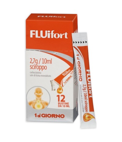 FLUIFORT*sciroppo 12 bustine 2,7 g/10 ml