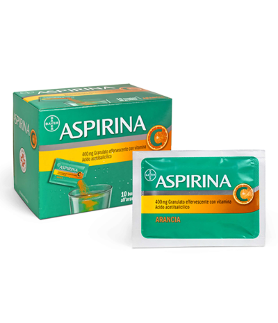 ASPIRINA*con Vitamina C 10 bust grat eff 400 mg + 240 mg