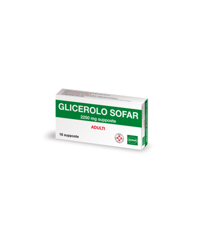 GLICEROLO (ALFASIGMA)*AD 18 supp 2.250 mg