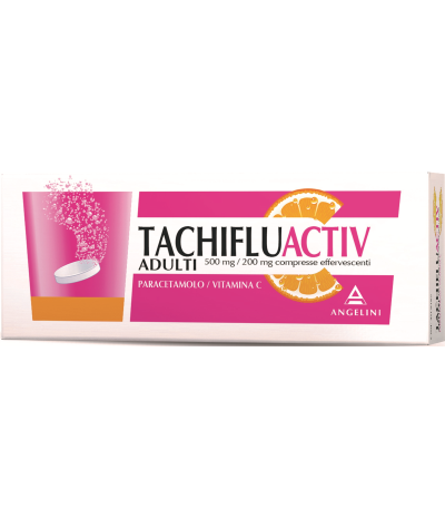 TACHIFLUACTIV*12 cpr eff 500 mg + 200 mg