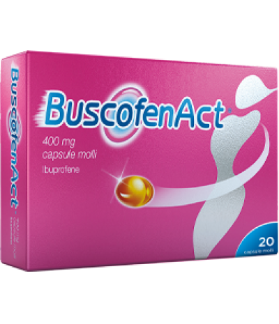 BUSCOFENACT*20 cps molli 400 mg