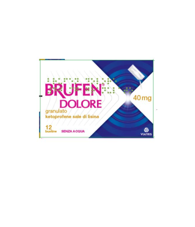 BRUFEN DOLORE*orale grat 12 bust 40 mg