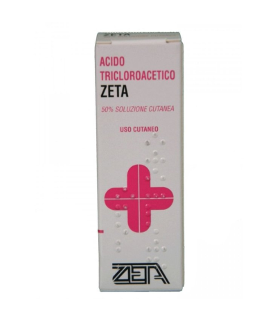 ACIDO TRICLOROACETICO (ZETA FARMACEUTICI)*soluz cutanea 1 flacone 10 ml 50%