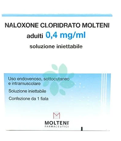 NALOXONE CLORIDRATO (MOLTENI)*AD 1 fiala 0,4 mg 1 ml