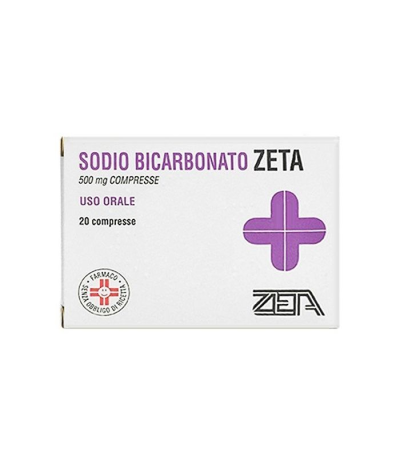 SODIO BICARBONATO (ZETA)*20 cpr 500 mg